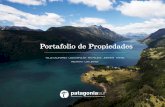 Portafolio de Propiedades - Patagonia Surpatagoniasur.com/imagestext/Patagonia Sur - Propiedades.pdf · La propiedad cuenta con dos cabañas sencillas y acogedoras con increíbles