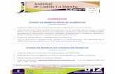 FORMACIÓN 25... · 2011-07-11 · FORMACIÓN CURSO DE MANIPULADOR DE ALIMENTOS (ARCHIVO ADJUNTO) • Organiza: Federación Empresarial de Castilla-La Mancha de Economía Social.
