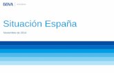 Presentación de PowerPoint - BBVA Research · 2018-09-14 · Situación España, Noviembre 2014 1 2 Crecimiento global del PIB (%) Fuente: BBVA Research El crecimiento global aumentará