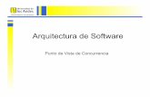 Arquitectura de Softwareisis2503/... · 2010-10-13 · Arquitectura de Software Punto de Vista de Concurrencia . DEPARTAMENTO DE SISTEMAS Agenda ... • Iterar sobre la arquitectura