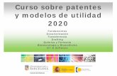 Curso sobre patentes 2020 · 2 días 450 € + 21% IVA 10-11 junio 2020 CII & Software 2 días 450 € + 21% IVA 15-16 junio 2020 Cómo funciona Este curso consta de siete módulos