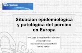 Situación epidemiológica y patológica del porcino en Europa · 02/09/2014 09/02/201723/08/2016 26/08/2015 . 2007, la tercera incursión de la PPA en la UE 13 de Enero de 2014 ...