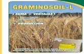 GRAMINOSOIL-LGRAMINOSOIL-LGRAMINOSOIL-L · Tratar la semilla con Graminosoil-L sin el agregado de agua, utilizando una máquina inoculadora especializada para el tratamiento de semillas.
