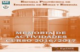 Memoria de Actividades - Curso 2016/2017 - unican.es · Decreto 1.377/1972, de 10 de mayo, las Escuelas de Ingeniería Técnica se transforman en Escuelas Universitarias de Ingeniería