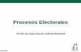 Procesos Electorales 2018/Proceso...Procesos electorales 2. Actos previos al proceso electoral 3. Etapas del proceso electoral - Preparación de la elección - Jornada electoral -