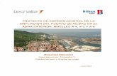 PROYECTO DE ESPIGÓN CENTRAL DE LA AMPLIACIÓN DEL … · 2018-08-08 · del puerto de Bilbao en el abra exterior, Muelles A-4, A-5 y A-6” (en adelante, el Proyecto) ha sido realizado
