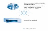 Inyector automático de alto rendimiento y microinyector ... · 8 Manual del usuario del inyector automático Serie 1200 1 Introducción Introducción a los inyectores Serie 1200
