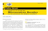 ¿Cuál es el rol de los Microcentros Ruralesunidaddocente.cl/wp-content/uploads/2020/04/Policy-Brief2-2.pdf · han estado ajenos a las nuevas propuestas en materia ¿Cuál es el