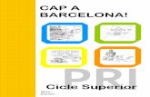 CAP A BARCELONA! · Cap a Barcelona! 2 Camp d’Aprenentatge de Barcelona POSEU MOLTA ATENCIÓ A LES NOTES A PEU DE PÀGINA! Quan trobeu aquest símbol en aquest quadern, marqueu