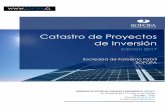 Catastro de Proyectos de Inversiónapp.sofofa.cl/indicadores/CPI/Informe/CPI_2017.pdf · 2 El Catastro de Proyectos de Inversión es una publicación anual, que realiza la Gerencia