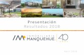 Presentación Resultados 2018 · Presentación Resultados 2018. 1 Fuente: Inmobiliaria Manquehue ... Fuente: Toc –Toc / Infoinmobiliario. 6 Fuente: Inmobiliaria Manquehue, Google
