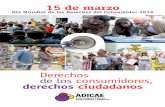 15 de marzo - ADICAE · 2016-03-01 · 3 Sábado 27 de febrero, en toda España rAsambleas abiertas para simpatizantes de ADICAE y consumidores afectados por abusos. En ellas presentaremos