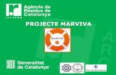 PROJECTE MARVIVA - miteco.gob.es€¦ · PROJECTE MARVIVA: Resultados Tipo, características y cantidades de las basuras marinas Residuos recogidos: 2.700 Kg i 12.199 ítems Maderas