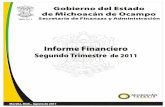 00 Portada e Indice - Michoacán · 2015-03-13 · 2 informe financiero al segundo trimestre de 2011 gobierno del estado de michoacan de ocampo estado de situacion financiera al 30