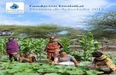 Fundación Emalaikat · Memoria de Actividades 2015 Encontrar agua, base para empezar a trabajar en el desarrollo de la zona. Durante el año 2015 se han realizado 5 viajes de exploración