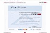 CBC Bellvis. Manejo y transformación del acero inoxidable. · Certificate Standard ISO 9001:2008 certificate Registr.No. 0.04014135 Certificate Owner: Validity: vvww.tw.com TOV Rheinland