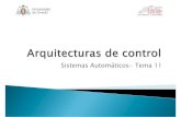 Sistemas Automáticos- Tema 11 - CD Universidad …isa.uniovi.es/~sistemasautomaticos/Slides/T11...Sistemas Automáticos- Tema 11 `Prefiltro de entrada `Prealimentación de referencia