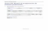 Documento de traballo - edu.xunta.gal · Páxina 1 de 23 Orde do 5 de abril de 2013 Anexo XIII. Modelo de programación de módulos profesionais 1. Identificación da programación