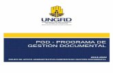 PGD - PROGRAMA DE GESTIÓN DOCUMENTALportal.gestiondelriesgo.gov.co/Documents/Ley...normatividad archivística vigente, hace necesaria la elaboración e implementación del Programa
