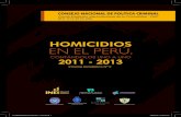01 HOMICIDIOS EN EL PERU 2011 - 2013 okbvs.minsa.gob.pe/local/contenido/6587.pdf · v. muertes violentas asociadas a hechos delictivos dolosos, en cifras del ministerio pÚblico,