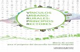 VÍNCULOS URBANO- RURALES: PRINCIPIOS RECTORES...C. Inversión y financiación para el desarrollo urbano-rural inclusivo D. Empoderar personas y comunidades E. Conocimiento y gestión