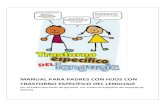 MANUAL PARA FAMILIAS CON HIJOS CON T.E.L. - REGISTRO DE … PARA FAMILIAS CON... · 2013-10-26 · Para los niños y niñas con T.E.L. aprender a hablar es un gran esfuerzo. Los niños