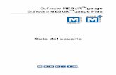 Software MESUR gauge - Mark-10 Force MeasurementSoftware MESURTMgauge y MESURTMgauge Plus 2 1 INICIO 1.1 Requisitos de hardware MESURgauge y MESURgauge Plus son compatibles con PC