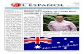 Primer embajador de Costa Rica residente en Australia · Entrevista Víctor Marillanca JP, Canberra El Semanario Español: Señor Embajador, muchas gracias por conversar con nosotros.