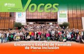Encuentro Estatal de Familias de Plena inclusión · Encuentro Estatal de Familias de Plena inclusión Madrid, 19, 20 y 21 de octubre 2018 → (Viene de página anterior) por miles