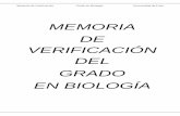 MEMORIA DE VERIFICACIÓN DEL GRADO EN …...Memoria de Verificación Grado en Biología Universidad de León 3/158 las imparten. El título de Grado en Biología por la Universidad