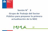 Sesión N 3 Grupo de Trabajo del Sector Público para preparar la … · 2019-10-10 · Sesión N°3 Grupo de Trabajo del Sector Público para preparar la primera ... Proyección