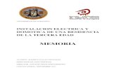 INSTALACION ELECTRICA Y DOMOTICA DE UNA RESIDENCIA …zaguan.unizar.es/record/6389/files/TAZ-PFC-2011-549.pdfINSTALACION ELECTRICA Y DOMOTICA DE UNA RESIDENCIA DE LA TERCERA EDAD Documento