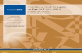 Evolución y perspectivas del patrón de acumulación 2013 FBBVA.pdf · Evolución y perspectivas del patrón de acumulación. Inversión y stock de capital en España (1964-2011)