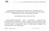 MANIFESTACIÓN DE IMPACTO AMBIENTAL, MODALIDAD REGIONAL DE ...sinat.semarnat.gob.mx/dgiraDocs/documentos/oax/estudios/2010/2… · DE INGENIERÍA CIVIL Y CAPACITACIÓN. ... El origen