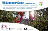 VII Summer Camp Los Calares 2019...Workshops y talleres de manualidades, arcilla, fimo, DESTENSION EN MISTERIO Domingo Lunes Martes Miércoles Jueves Viernes Sábado Domingo 8:30/09:00