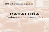 CATALUÑA: Balance de situación 24 SEP 2019 · • El 64% dice tener la impresión de que la independencia de Cataluña es algo con muy pocas o nulas probabilidades de llegar a ser