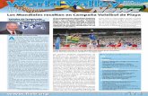 World Volley INTERNATIONALE FÉDÉRATION News DE … · en el Campeonato Mundial Juvenil de Hombres 2009 en Pune, India, mientras que las chicas brasileñas se llevaron a casa el