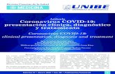 Artículo Coronavirus COVID-19: presentación clínica ... · presentación clínica, diagnóstico y tratamiento Coronavirus COVID-19: clinical presentation, diagnosis and treatment