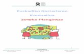 Euskadiko Gazteriaren Kontseilua 2019ko Plangintza · 2019-03-27 · 2.7 ENPLEGU ARLOKO DATA ESANGURATSUEN EGUTEGIA ... 7.2 PIZTU! BULETIN DIGITALA ... Berdintasun Planaren haria