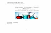 GUIA DE LABORATORIO QUIMICA INGENIERIA CIVIL INGENIERIA ...ciencias.ubiobio.cl/quimica/.../11/GUIA-LAB-CIVILES... · - un cuaderno de 40 hojas para anotar los datos experimentales