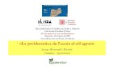 XXX JORNADA D'AGRICULTURA A PRADA Universitat Catalana d ...noticea.espais.iec.cat/files/2015/10/MONTASELL... · Universitat Catalana d’Estiu ... - Dret al menjar - Aproximació