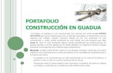 PORTAFOLIO CONSTRUCCIONES EN GUADUA · 2015-10-13 · PORTAFOLIO CONSTRUCCIÓN EN GUADUA El trabajo en guadua es una construcción muy manual por ende es una MAKRO ARTESANIA que usted