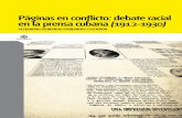 Páginas en conflicto: debate racial en la prensa cubana ... · Carlos Manuel de Céspedes. La mirada de Fernández Calderón sobre la postura de estas élites durante el gobierno