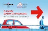 PLANAREN ESKEMA ETA PROGRAMAK - Irun · 2016-04-05 · • Favorecer el transporte público. • Recuperar y mejorar el espacio público y ciudadano. • Reducir el impacto ambiental