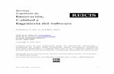 Revista Española de Innovación, Calidad e Ingeniería del ...santi/papers/REICIS_2011.pdf · Revista Española de Innovación, Calidad e Ingeniería del Software, Vol.7, No. 2,