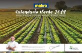Calendario Verde 2018 - Gastronomía y Cía · acelga alcachofa apio bimi calabacín calabaza redondo brócoli cardo coliflor remolacha zanahoria rabanito berenjena calabacín endibia