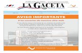 LA GACETA N° 65 de la fecha 16 04 2018 · La Uruca, San José, Costa Rica, lunes 16 de abril del 2018 AÑO CXL Nº 65 36 páginas