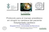 Carmen Gomar Hospital Clinic. Universidad de Barcelona · amiloidosis PPAACCIIEENNTTEESS CCAANNDDIIDDAATTOOSS AA TTRRAASSPPLLAANNTTEE . SARTD-CHGUV Sesión de Formación Continuada
