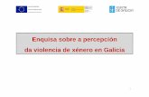 Enquisa sobre a percepción da violencia de xénero en Galiciaigualdade.xunta.gal/sites/default/files/files/documentos/enquisa... · Tipo de enquisa: telefónica asistida por ordenador