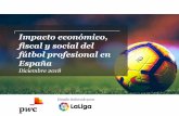 Impacto económico, fiscal y social del fútbol profesional en España · 2019-06-21 · fútbol profesional en España Metodología de estimación de los impactos indirectos, inducidos